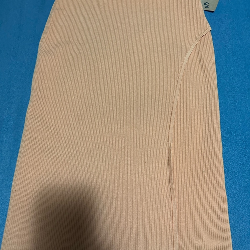 Express Peach Bodycon Skirt